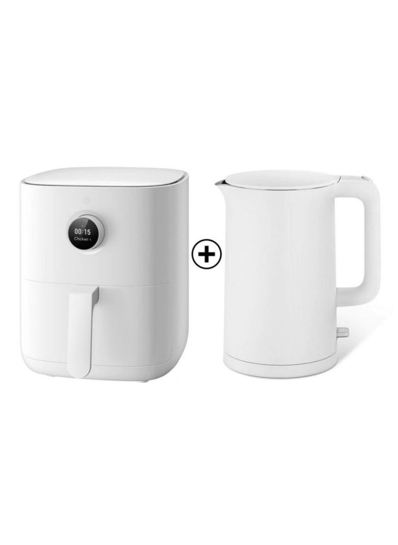 ACE - Smart Airfryer 3.5L 1500W Stainless Steel Electric Kettle 1.5L 1800W Bundle - Image 1
