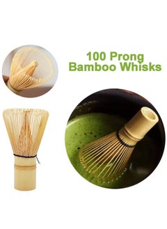 Arabest 4 Piece Matcha Set, Traditional Tea Service with Ceramic Bowl, Scoop, Prong Bamboo Matcha Whisk, and Holder (Black)  - Image 4