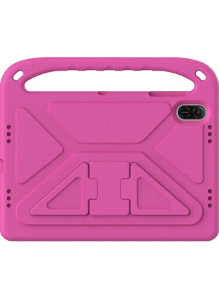 Case Compatible with Honor Pad X8a 11.0 Inch 2024 Lightweight EVA Kid Friendly Shockproof Protective Case with Handle and Hidden Bracket Cover with Honor Pad X8a 2024 (Rose Red) - view 4