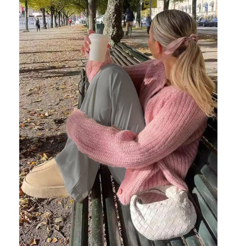 NEW YOUNG 3 Pack Women's Wide Leg Pants with Pockets High Waist Loose Sweatpants Casual Lounge Yoga Workout Palazzo - Image 3