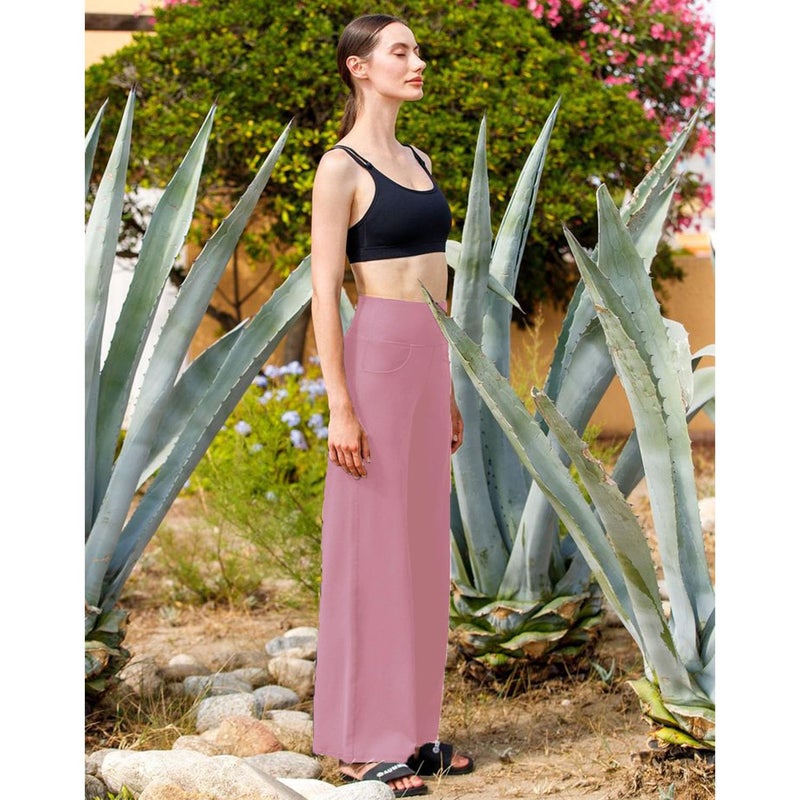 NEW YOUNG 3 Pack Women's Wide Leg Pants with Pockets High Waist Loose Sweatpants Casual Lounge Yoga Workout Palazzo - Image 5