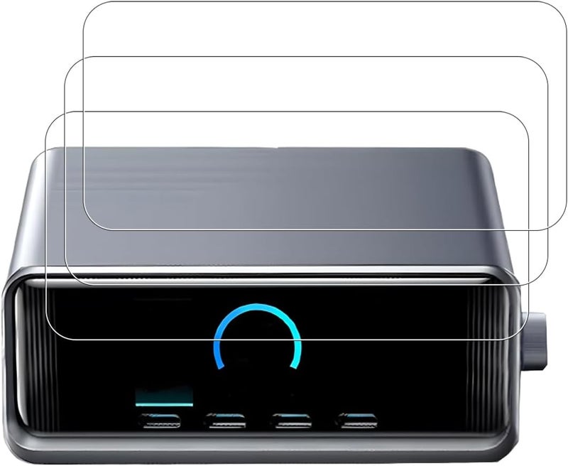 WUNIAK Screen Protector for Anker 140W Power Bank A2697 & 250W GaN Prime Charger A2345, HD Clear PET Film, Scratch Resistant Bubble Free Protective Cover with Easy Installation Kit (3 Pack) - Image 1