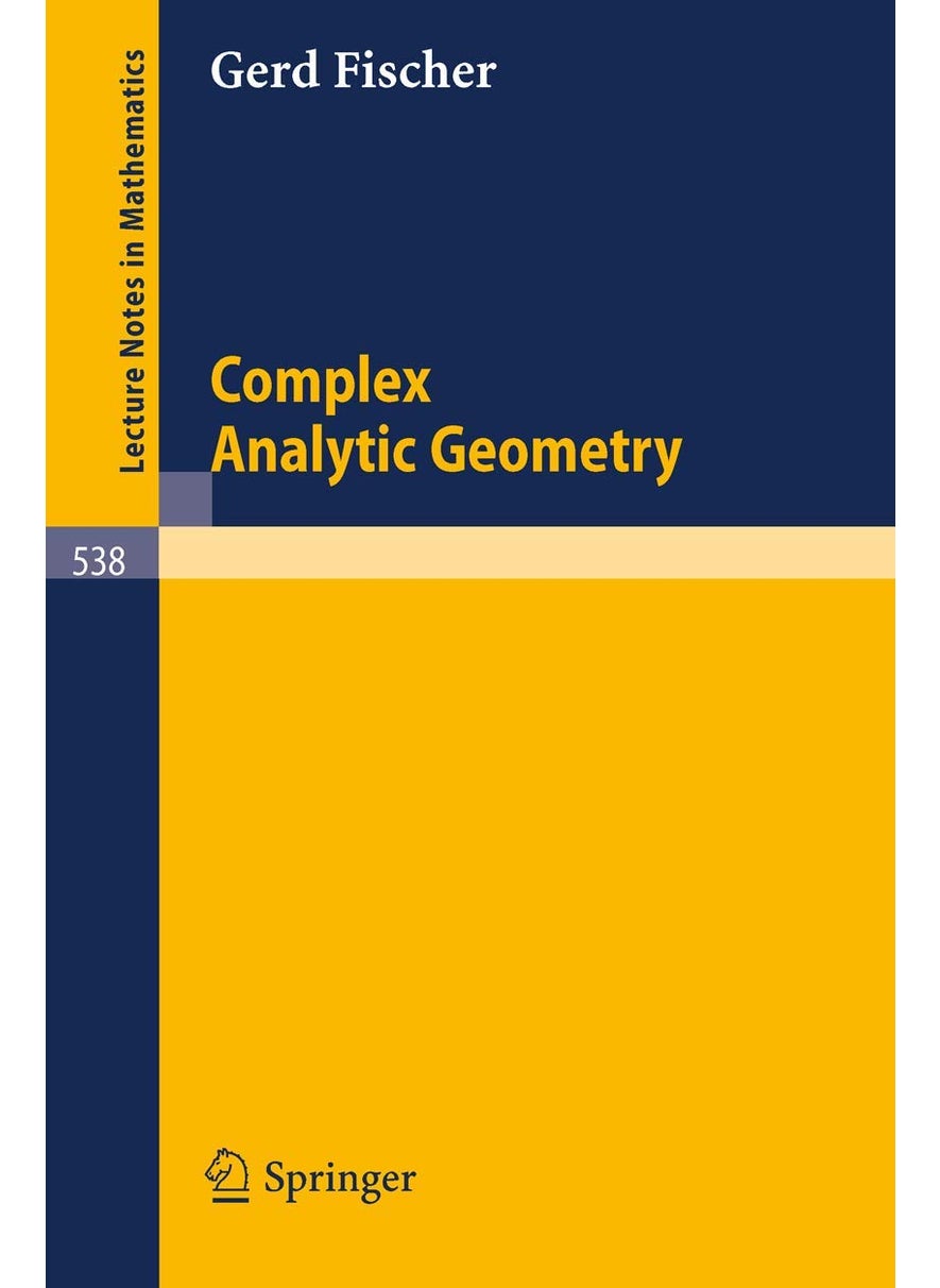 Complex Analytic Geometry 