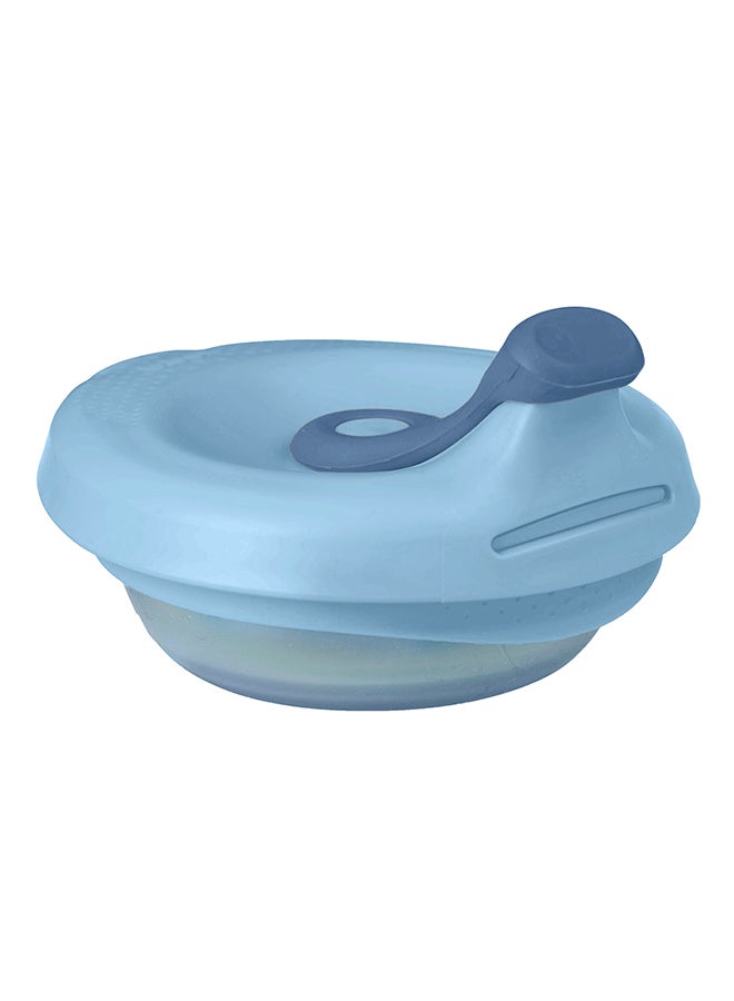 b.box كيس طعام قابل لإعادة الاستخدام للأطفال 110 مل، لون لولابي الأزرق - Image 1