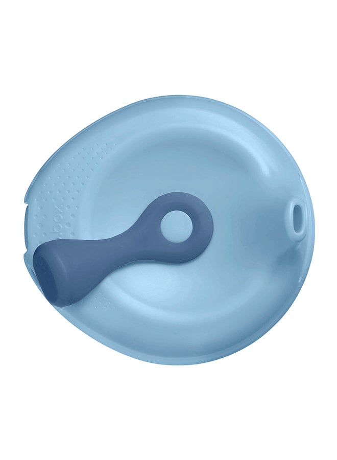 b.box كيس طعام قابل لإعادة الاستخدام للأطفال 110 مل، لون لولابي الأزرق - Image 4