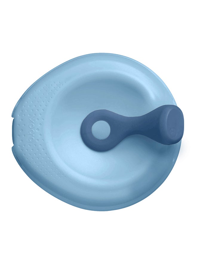 b.box كيس طعام قابل لإعادة الاستخدام للأطفال 110 مل، لون لولابي الأزرق - Image 3