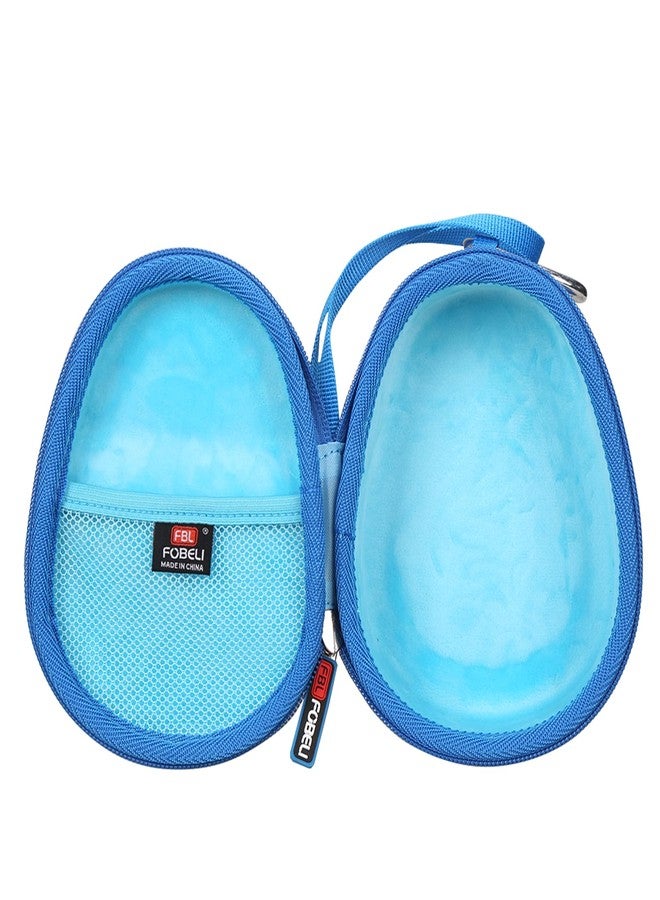 FBLFOBELI Hard Carrying Case Compatible with BAICLUD/Mehomeli/JusTalk/iClever/LOBKIN Kids Bluetooth Air Conduction Open Ear Headphones (Blue) - Image 3