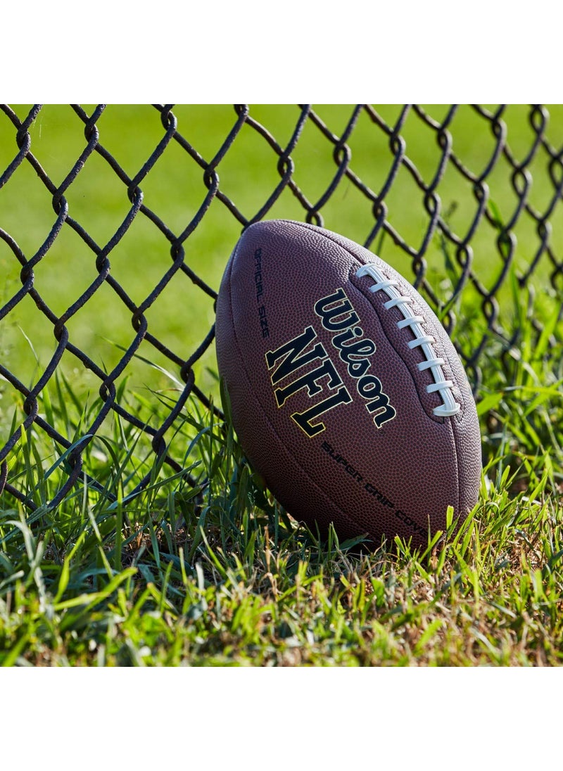 Wilson Wilson NFL Super Grip Composite Football - Junior Size, Brown  - Image 2