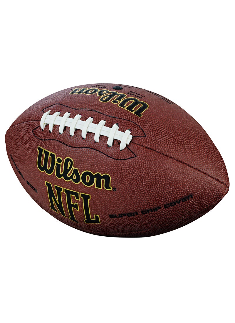 Wilson Wilson NFL Super Grip Composite Football - Junior Size, Brown  - Image 1