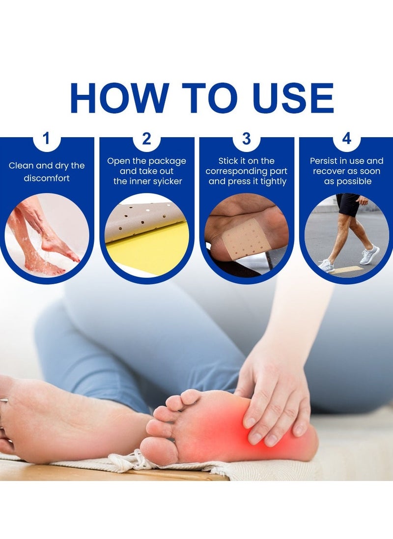 Sumifun 24pcs Plantar Fascia Pain Relief Patch, Plantar Fasciitis Knee Joint Pain Relief Patch - Image 5