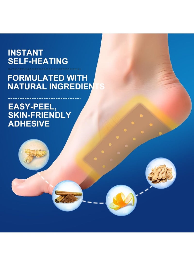 Sumifun 24pcs Plantar Fascia Pain Relief Patch, Plantar Fasciitis Knee Joint Pain Relief Patch - Image 2