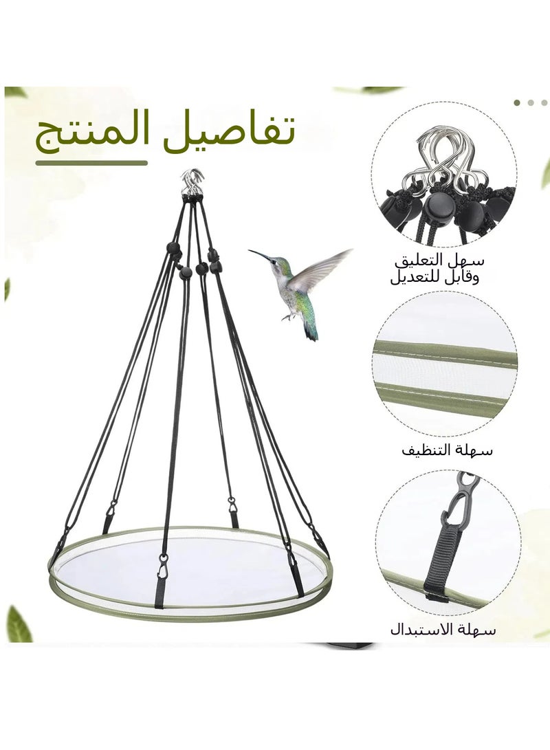 Bird feeder Garden bird feeder Hanging feeder Outdoor bird feeding(Diameter size 41CM) - Image 1