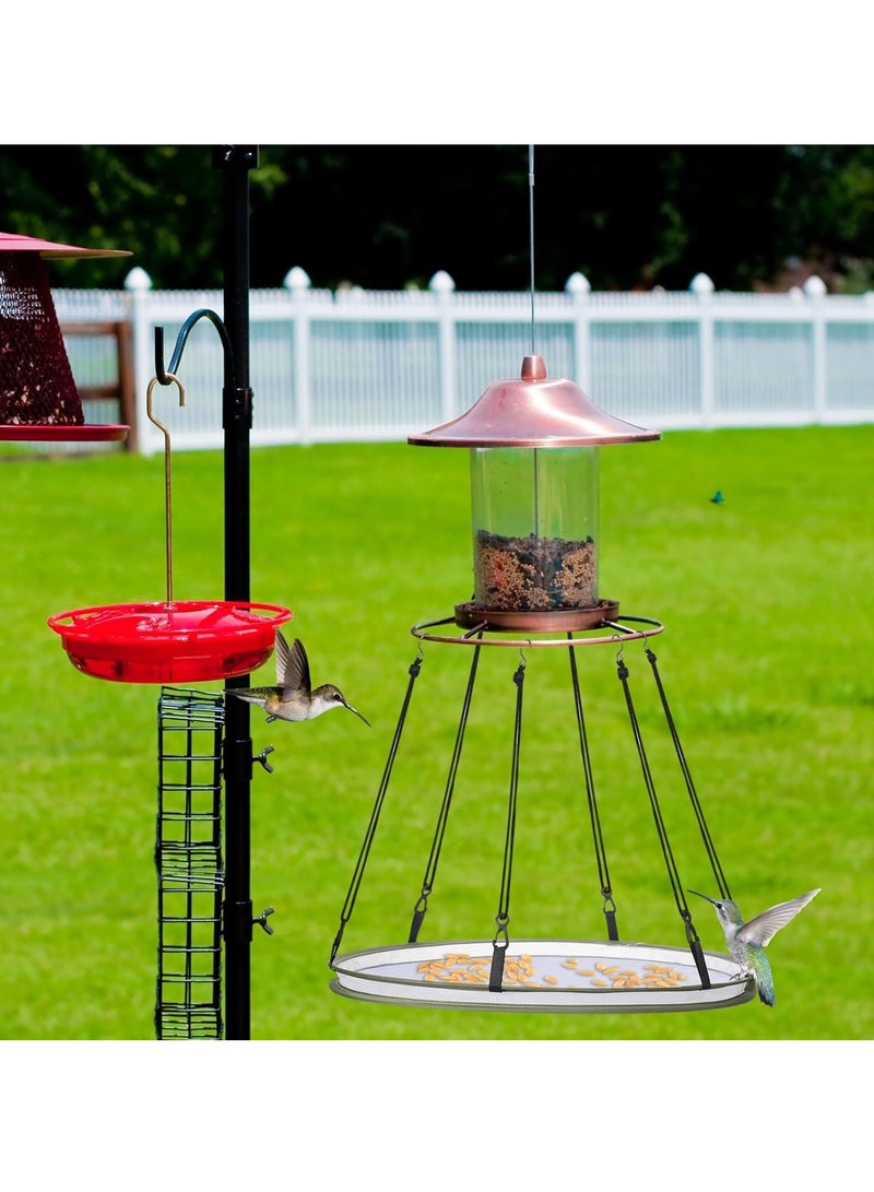 Bird feeder Garden bird feeder Hanging feeder Outdoor bird feeding(Diameter size 41CM) - Image 3
