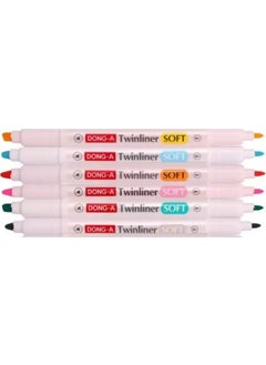 Dong-A Twinliner Soft Highlighter Pack of 6 