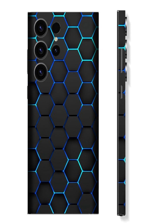 CXWITHY Skin Wrap for Samsung Galaxy S24 Ultra, Phone Decal Sticker Compatible with Samsung Galaxy S24 Ultra, Protective Film Vinyl Cover for Phone Back, Camera, Frame - Not Phone Case (Honeycomb) - Image 1