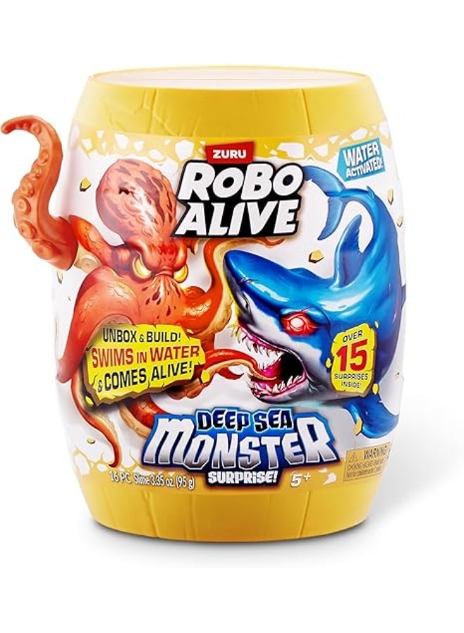 ZURU Robo Alive Deep Sea Monster Surprise by ZURU, Surprise Unboxing and Electronic Animal Toy for Boys Assorted pack - Image 1