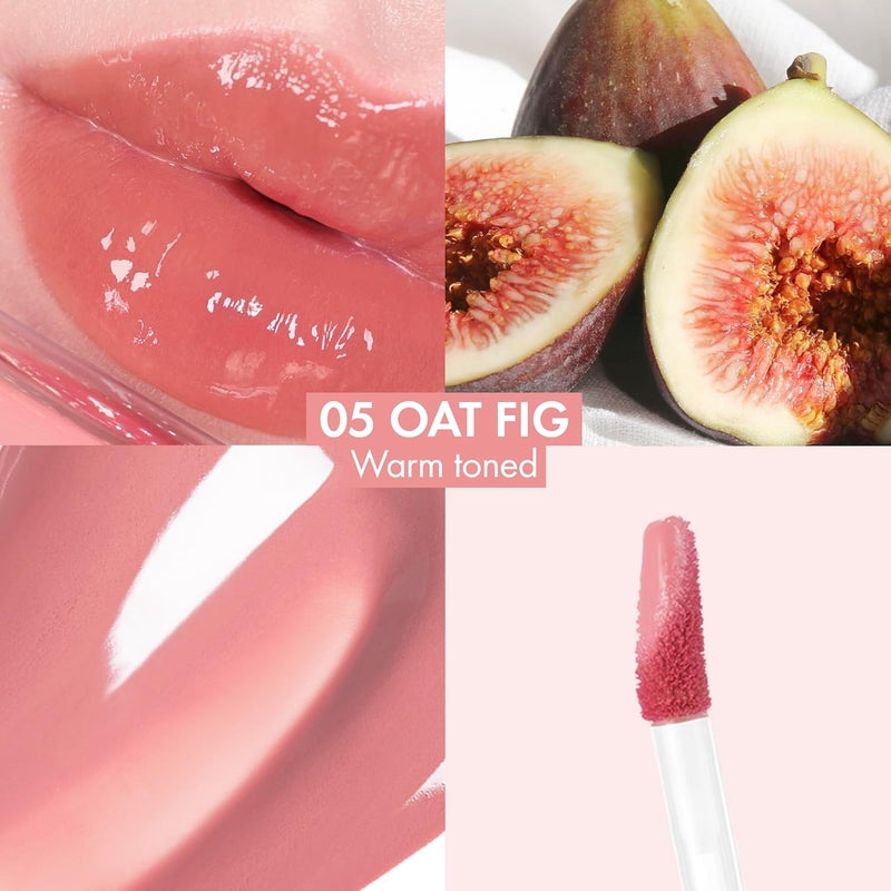 AMUSE Jel-Fit Tint - Glossy Lip Stain (05 OAT FIG) - Image 2