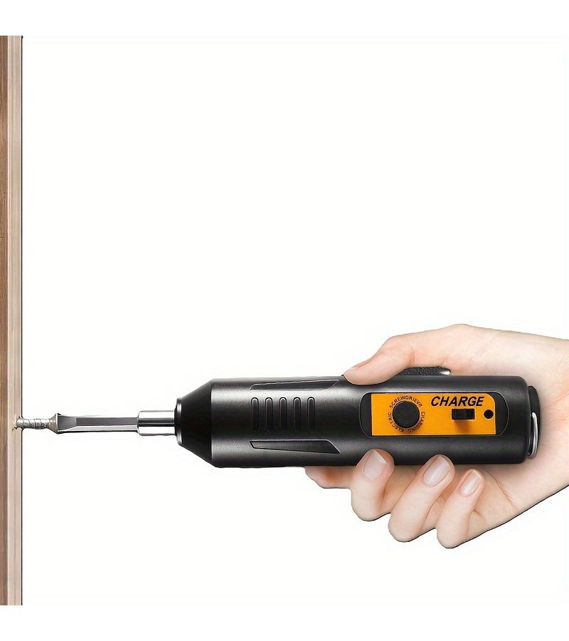 A Set Of 12pcs Electric Screwdriver 3 6v Wireless Rechargeable Cordless Drill With Forward Reverse Usb Charging Lithium Battery For Home Daily Disassembly And Maintenance Furniture Electrical Repair - Image 1