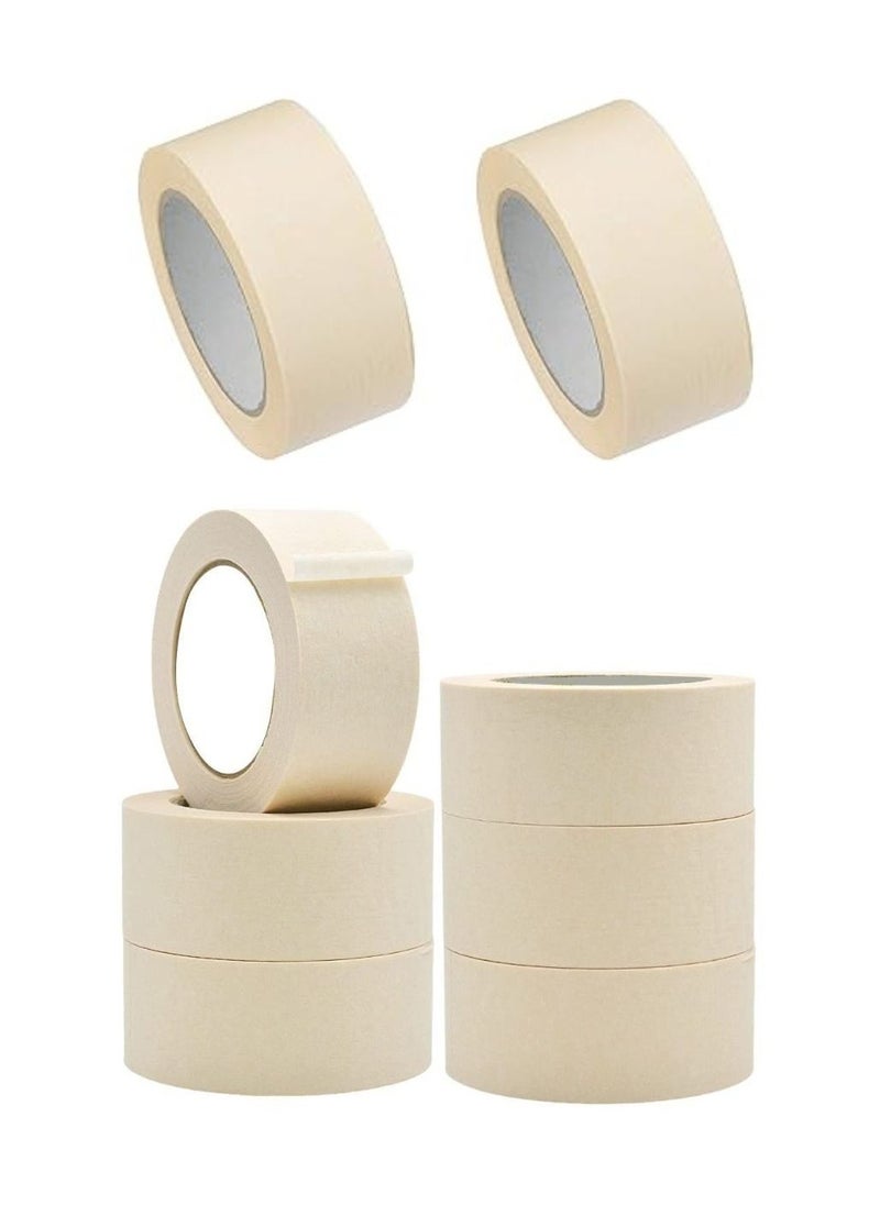 Libra Heavy Duty Masking Tape (Ivory 3in x 30 Yard) Pack of 8  - Image 1