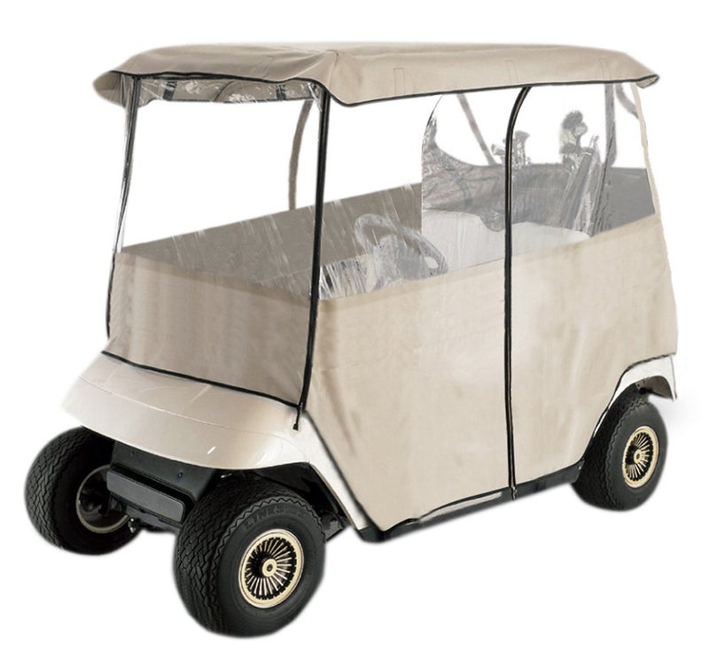 Deluxe 2Person Golf Cart Cover Storage Driving Enclosure Fit EZ Go Club Car Yamaha Cart