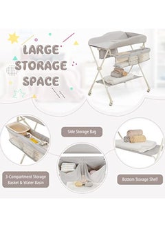 ACPLAY Compact and Adjustable Changing Table with Waterproof Pad – Ideal for Parents Who Value Convenience and Comfort  - Image 4