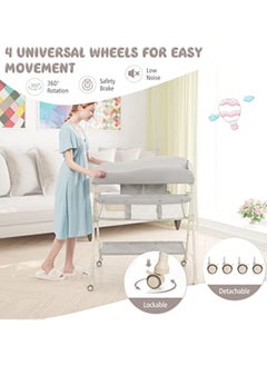 ACPLAY Compact and Adjustable Changing Table with Waterproof Pad – Ideal for Parents Who Value Convenience and Comfort  - Image 5