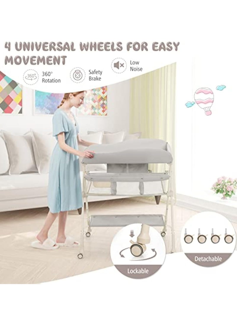 ACPLAY - Compact and Adjustable Changing Table with Waterproof Pad – Ideal for Parents Who Value Convenience and Comfort - Image 1