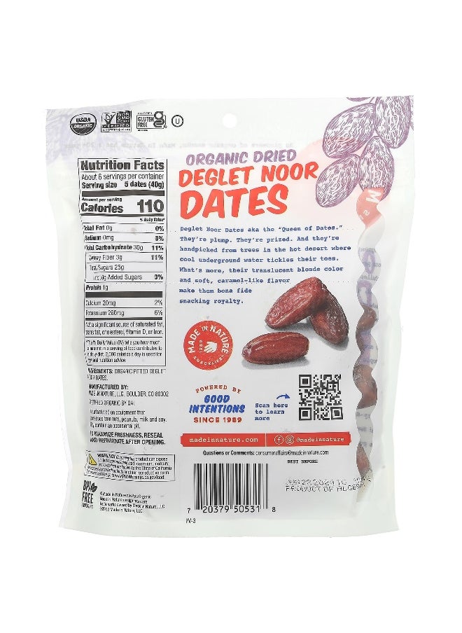 MADE IN NATURE Made in Nature, Organic Dried Deglet Noor Dates, Pitted, Sundried, 8 oz (227 g)  - Image 2
