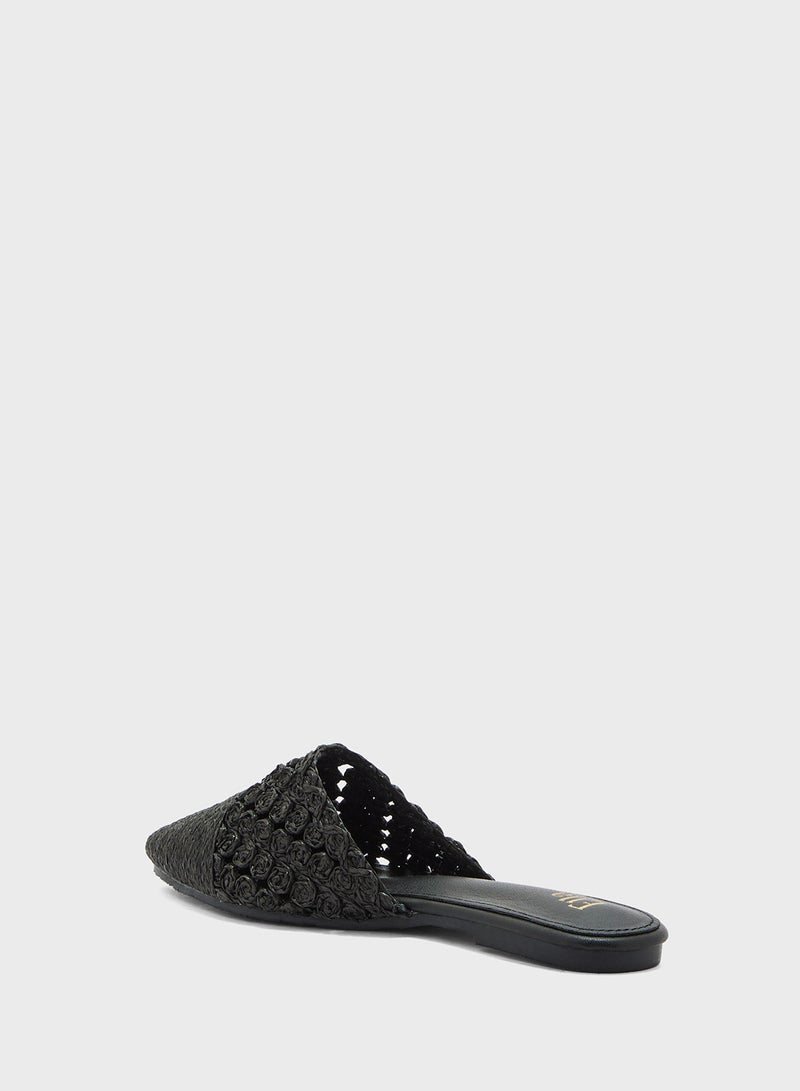 ايلا لوفر رافيا بنقوش الزهور - Image 2