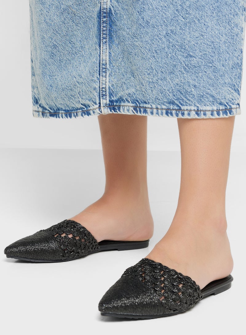 ايلا لوفر رافيا بنقوش الزهور - Image 5