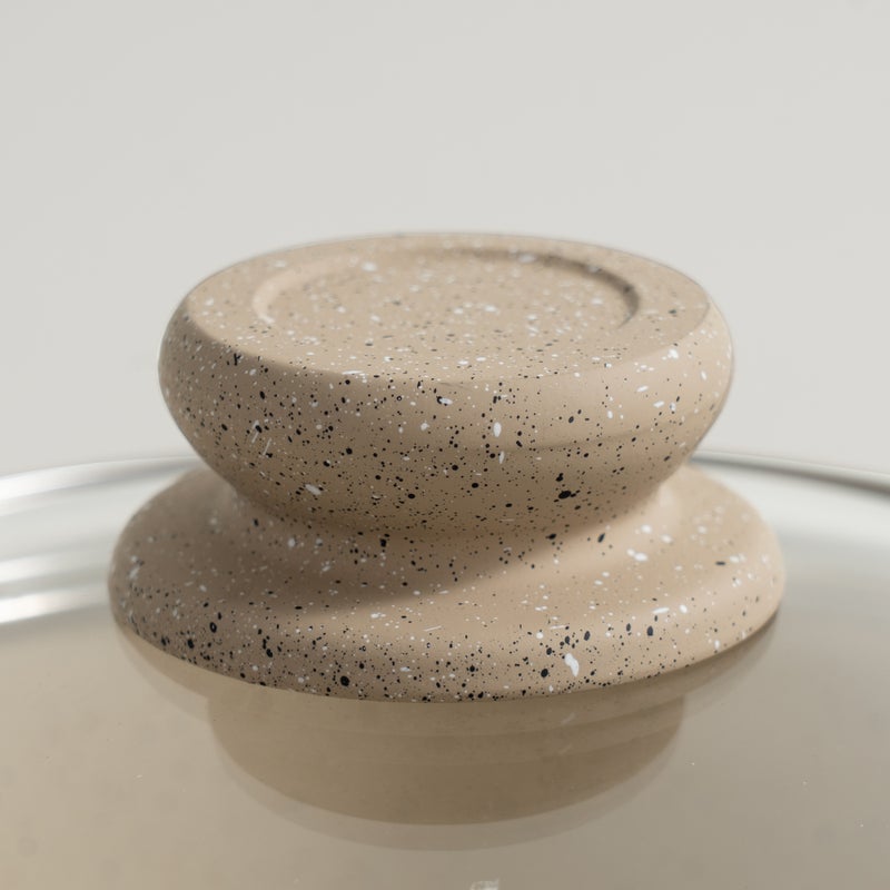 ألبرتو قدر حليب ألومنيوم 1.1 لتر مع غطاء، كريمي - Image 5