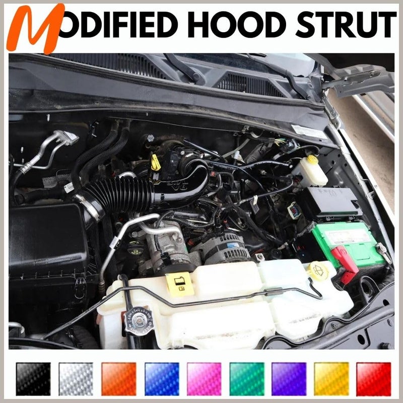TENKIDOM Front Hood Struts for Jeep Liberty Cherokee KK 2008-2012 - Shock Lift Supports Kit - Image 2