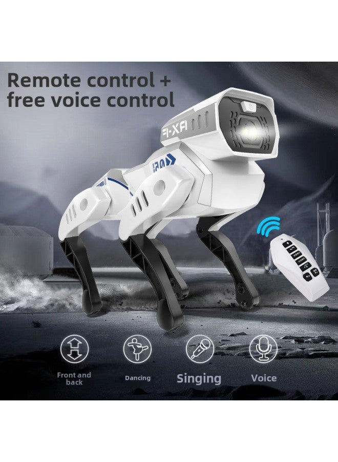 Explosions Children Ai Simulation Robot Dog Intelligent Voice Bionic Remote Control Mechanical Dog Robot Toy Stall-Color:【english Version! 丨 Poppy丨 Intelligent Bionic Robot Dog  - Image 3