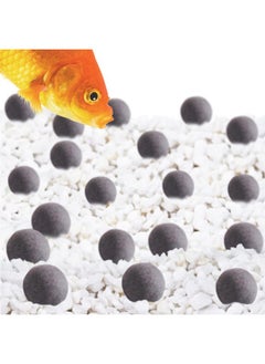 SunGrow SunGrow Calcium-Rich Energy Balls, 0.64 Ounces, Community Aquarium Tank Décor for Active Fish, 30 Balls per Pack  - Image 1
