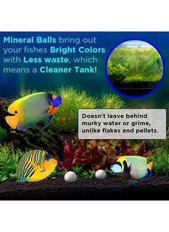 SunGrow SunGrow Calcium-Rich Energy Balls, 0.64 Ounces, Community Aquarium Tank Décor for Active Fish, 30 Balls per Pack  - Image 4