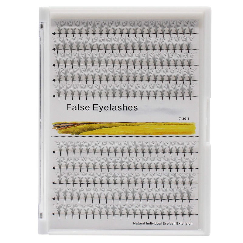 Vayator 6D 200 Fans D Curl Premade Russian Volume Fans Eyelashes Long Stem Lash Pre made Eyelash Extensions Supplies 16mm