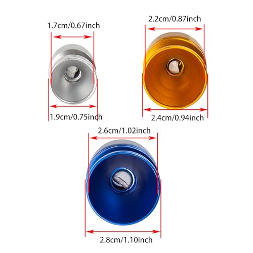 Ponpon 3Pcs Car Turbo Sound Universal Aluminum Turbo Whistle Muffler Pipe Whistle Car Roar Maker 3 Sizes(Random Color) - Image 3