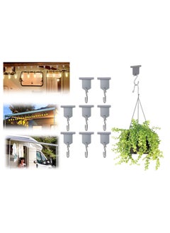 Y&D Awning Light Clip RV Party Holder Camper Hook Accessory Plastic and Metal Support Hanger for Camping Tent Indoor Outdoor Decor  - Image 1