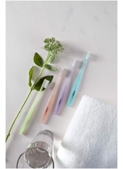 KENT [KENT] COMPACT Small Head Extra Soft Toothbrush for Sensitive Teeth, Gums for Adults & Teens with Braces - (Set of 6)  - Image 3