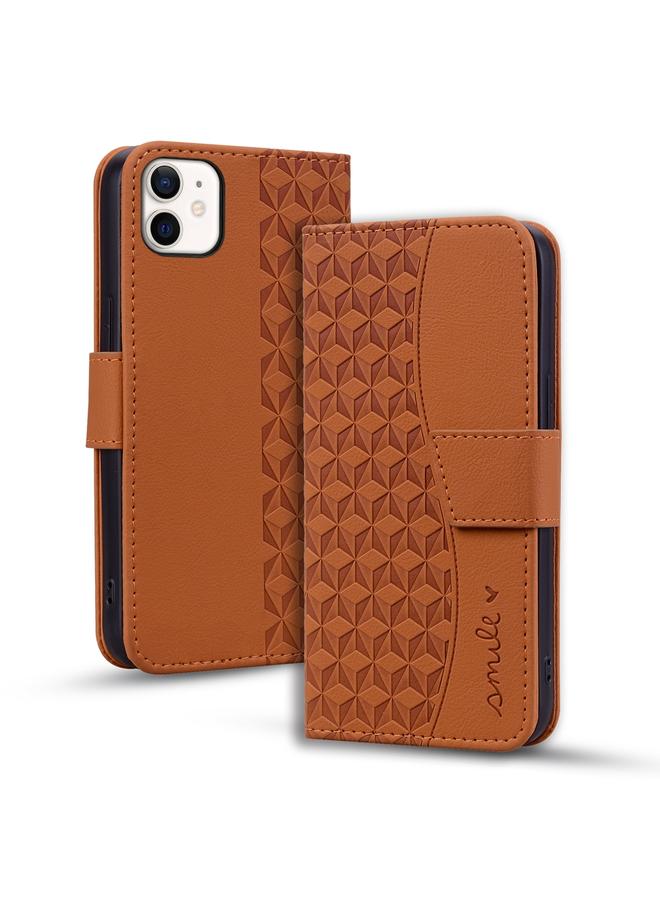 زبون جراب هاتف جلدي بإبزيم ماسي مع حبل لهاتف iPhone 13 mini Business - Image 1