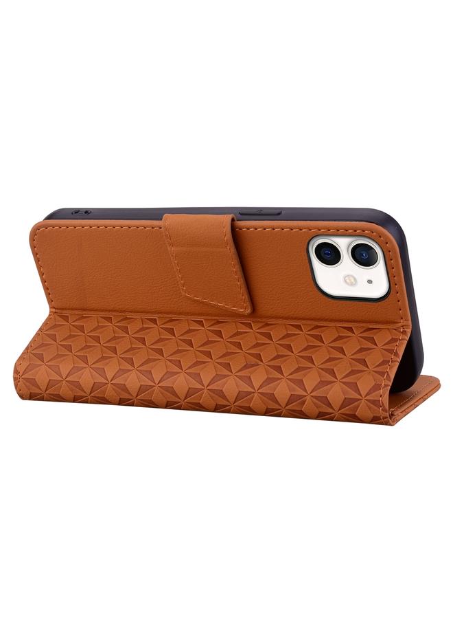 زبون جراب هاتف جلدي بإبزيم ماسي مع حبل لهاتف iPhone 13 mini Business - Image 5