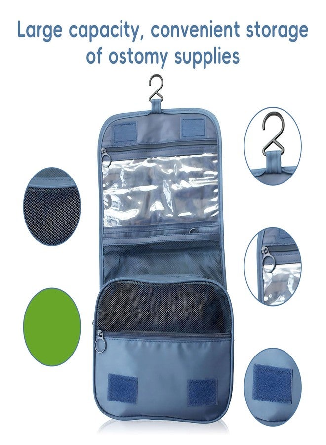 Exquisite Travel Bag for Ostomy and Colostomy Supplies - The Ultimate Choice for Post - Surgery Individuals, Featuring Hanging Setup and Stylish Covers Tailored for Women (Gray) - Image 4