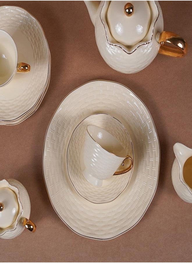 HomeHive - Rustic Charm Dinner Set - Image 1