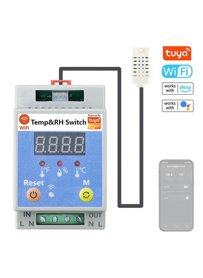 Generic Tuya WiFi Intelligent Soil Tester Mobilephone Tuya APP Control Support View History Records Device Sharing Compatible with Alexa and Google Assistant for Voice Control  - Image 1