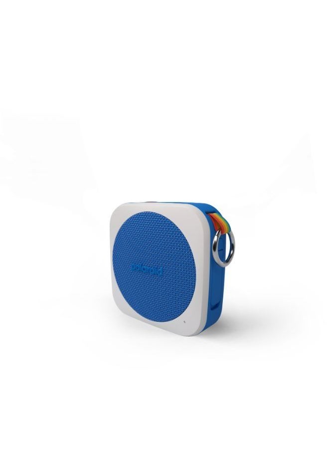 Polaroid POLAROID P1 Music Player Bluetooth Wireless Portable Speaker - Blue & White  - Image 2