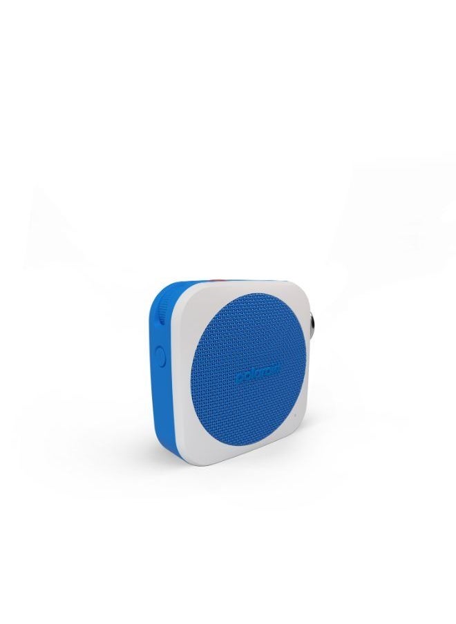 Polaroid POLAROID P1 Music Player Bluetooth Wireless Portable Speaker - Blue & White  - Image 3
