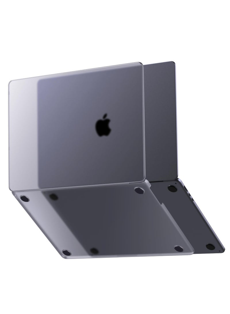 Hard Case for 2021/2020/2019/2018 Mac Air 13in with Retina Touch ID Version Model A1932/M1 A2337/A2179 - Matte Black - Image 4