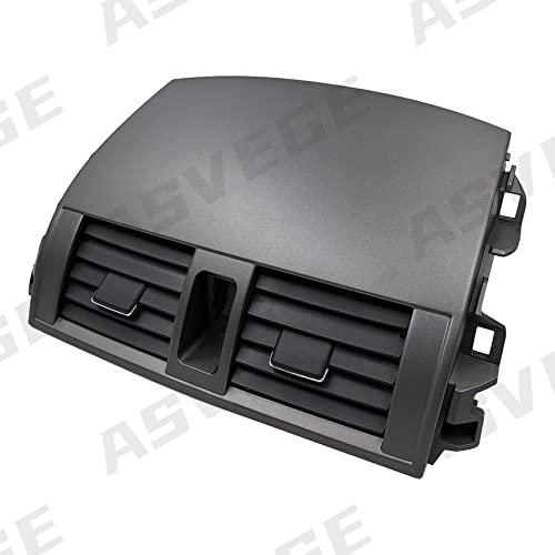 ASVEGE Car Center Dash AC Air Vent Outlet Panel for Toyota Corolla 2008-2013 55663-02060 55670-02160， Black - Image 5