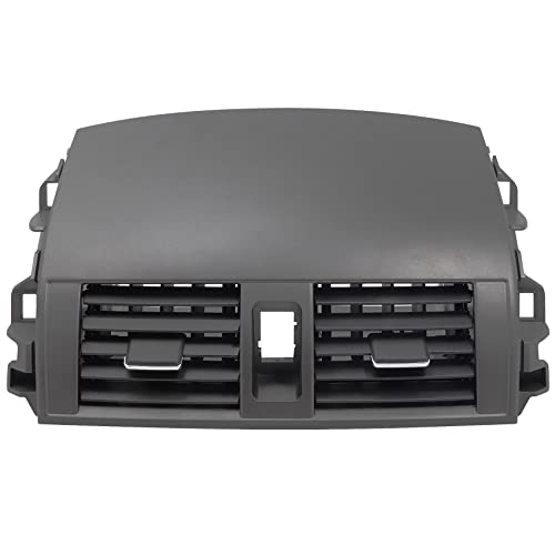 ASVEGE Car Center Dash AC Air Vent Outlet Panel for Toyota Corolla 2008-2013 55663-02060 55670-02160， Black - Image 1