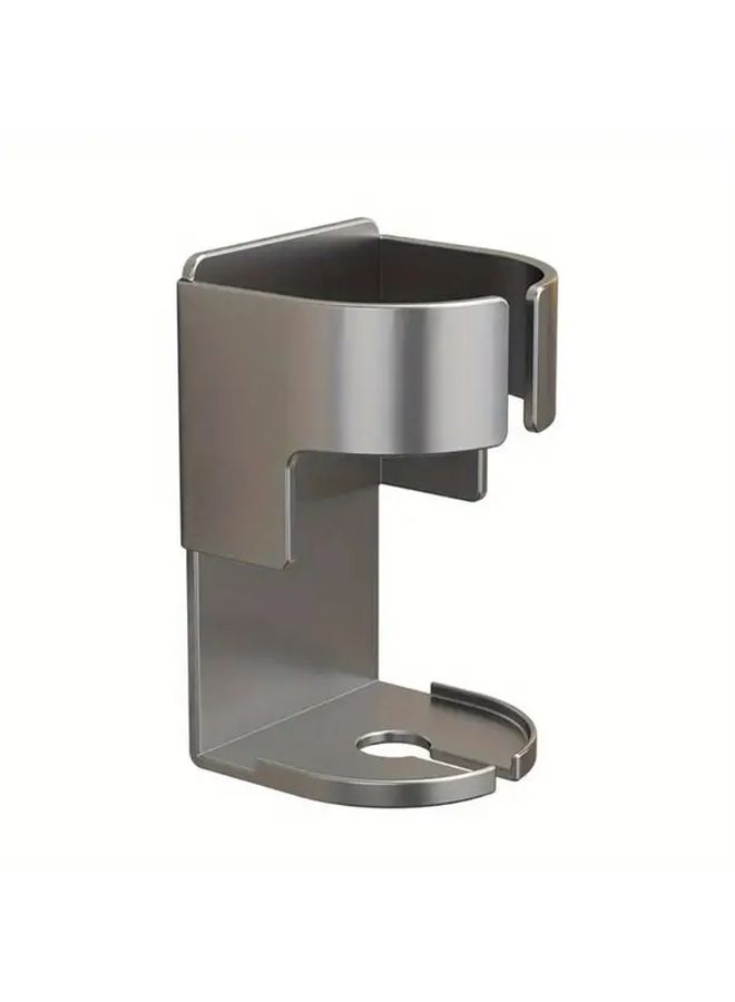 Grey Aluminum Electric Toothbrush Holder No Drill For Brushes Up To 37mm - Image 1